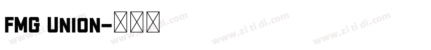 FMG Union字体转换